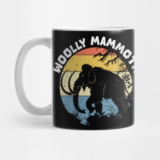 woolly mammoth animal vintage Mug